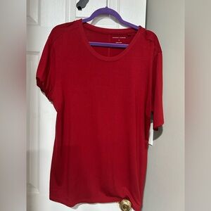 Universal Standard Red Short Sleeve Tee
